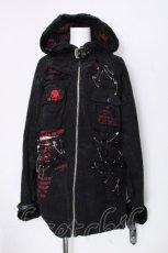 画像1: h.ANARCHY / ファー付きダメージデザインコート  黒 S-26-10-06-044-HN-CO-HR-ZS (1)