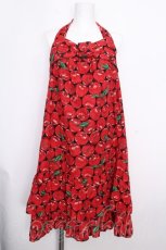 画像1: Jane Marple / マルティプルチェリーのサンドレス  赤 S-26-10-06-052-JM-OP-HR-ZS (1)