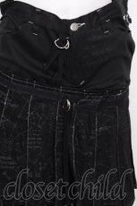 画像4: h.ANARCHY / 巻きスカート付きレースアップパンツ  黒 S-26-10-06-059-HN-PA-HR-ZS (4)