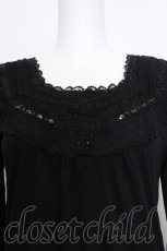 画像3: axes femme / 袖口ファーインナープルオーバー  黒 S-26-10-06-026-AX-TO-HR-ZS (3)