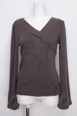 画像1: Ozz Croce / 龍刺繍ニットソー  グレー S-26-10-07-023-OO-TS-HR-ZS (1)