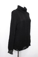 画像3: INGEBORG / ハイネックニットトップス  黒 S-26-10-07-032-LO-TO-HR-ZS (3)
