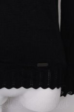 画像5: INGEBORG / ハイネックニットトップス  黒 S-26-10-07-033-LO-TO-HR-ZS (5)