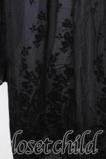画像4: INGEBORG / コサージュつきフロッキーチュニック  黒 S-26-10-07-035-LO-TO-HR-ZS (4)