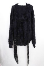 画像2: NieR Clothing / NIIERちゃんボタンカーディガン  黒 S-26-10-07-036-PU-JA-AS-ZS (2)