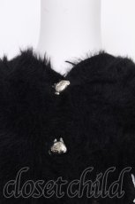 画像4: NieR Clothing / NIIERちゃんボタンカーディガン  黒 S-26-10-07-036-PU-JA-AS-ZS (4)