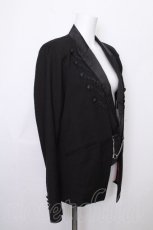 画像3: CIVARIZE / ナポレオンフェイクレイヤードテーラードジャケット  黒 S-26-10-07-038-PU-JA-AS-ZS (3)