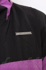 画像5: NieR Clothing / 中綿ブルゾンジャケット  紫ｘ黒 S-26-10-07-040-PU-JA-AS-ZS (5)