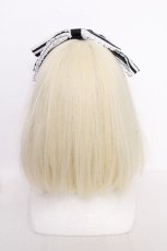 画像4: metamorphose / セーラーリボンカチューシャ  黒ｘ白 S-26-10-07-004-ME-AC-HR-ZS (4)