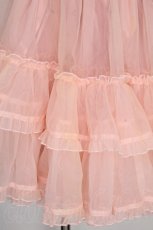 画像5: metamorphose / オーガンジーフリルパニエ  ピンク S-26-10-07-050-ME-SK-HR-ZS (5)