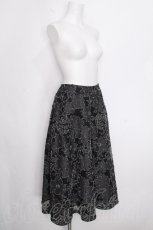 画像3: INGEBORG / レースフラワー配色スカート 11 グレー S-26-10-07-056-LO-SK-HR-ZS (3)