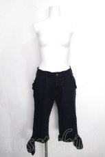画像1: axes femme / 裾ギャザーカーゴパンツ M 黒 S-26-10-07-058-AX-PA-SZ-ZS (1)
