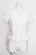画像1: Angelic Pretty / ラウンド切り替えエンジェルブラウス  アイボリー S-26-10-07-013-AP-BL-HR-ZS (1)