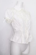 画像3: Angelic Pretty / ラウンド切り替えエンジェルブラウス  アイボリー S-26-10-07-013-AP-BL-HR-ZS (3)