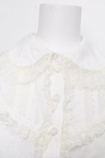 画像4: Angelic Pretty / ラウンド切り替えエンジェルブラウス  アイボリー S-26-10-07-013-AP-BL-HR-ZS (4)