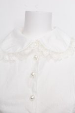 画像4: Angelic Pretty / メアリーロマンスDollブラウス  白 S-26-10-07-014-AP-BL-HR-ZS (4)