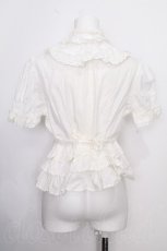 画像2: BABY,THE STARS SHINE BRIGHT / バラレーススタンドカラーブラウス  白 S-26-10-07-015-BA-BL-AS-ZS (2)