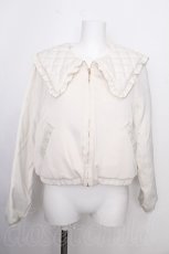画像1: axes femme POETIQUE / キルティングビッグ襟ブルゾン  オフ S-26-10-07-018-AX-JA-HR-ZS (1)