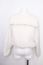 画像2: axes femme POETIQUE / キルティングビッグ襟ブルゾン  オフ S-26-10-07-018-AX-JA-HR-ZS (2)