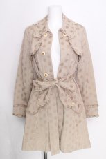 画像1: axes femme / ドット柄スプリングコート  ベージュ S-26-10-08-034-AX-CO-TE-ZS (1)