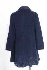 画像2: axes femme / レース襟コート  紺 S-26-10-08-035-AX-CO-AS-ZS (2)