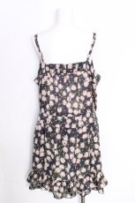 画像2: franche lippee black / チェリー×ドットプリントキャミワンピース FL5 黒 S-26-10-08-043-LO-OP-TE-ZS (2)