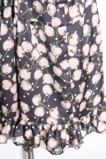 画像4: franche lippee black / チェリー×ドットプリントキャミワンピース FL5 黒 S-26-10-08-043-LO-OP-TE-ZS (4)