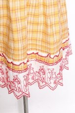 画像3: PINK HOUSE / オリジナルチェックスカート  イエロー S-26-10-08-054-LO-SK-TE-ZS (3)
