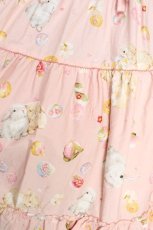 画像3: PINK HOUSE / 幸見うさぎプリントミディワンピース  ピンク S-26-10-08-1039-LO-OP-TE-ZS (3)