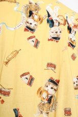 画像3: PINK HOUSE / マーチング仔ねこワンピース  マスタード S-26-10-08-1042-LO-OP-TE-ZS (3)