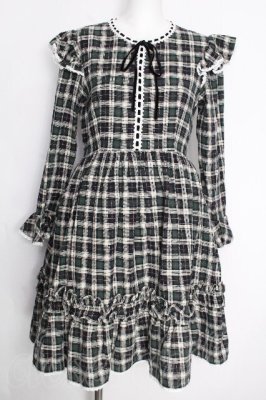 Preview of B.B.dress  紺ｘグリーン