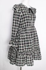 画像3: MILK / B.B.dress  紺ｘグリーン S-26-10-08-1050-ML-OP-AS-ZS (3)
