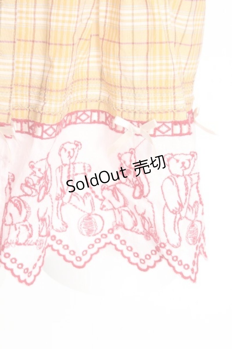 画像4: PINK HOUSE / オリジナルチェックブラウス  イエロー S-26-10-08-1008-LO-BL-TE-ZS (4)