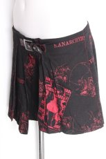 画像3: h.ANARCHY / プリーツ巻きスカート  黒 S-26-10-08-057-HN-SK-HR-ZS (3)