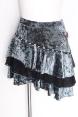 画像1: Ozz On / ベロアスカート  グレー S-26-10-08-059-OO-SK-AS-ZS (1)