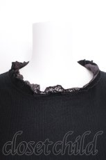 画像3: axes femme / ボリューム刺繍チュールプルオーバー  黒 S-26-10-08-006-AX-TO-AS-ZS (3)