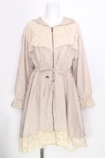 画像1: axes femme / スプリングモッズコート  ベージュ S-26-10-08-012-AX-CO-HR-ZS (1)