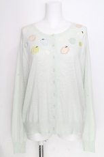 画像1: Franche Lippee / りんごアップリケニット FL5 ミント S-26-10-08-017-LO-TO-HR-ZS (1)