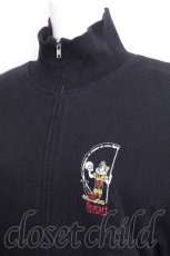画像3: Deorart / スカルプリントトラックジャケット  黒 S-26-10-08-022-PU-TO-HR-ZS (3)