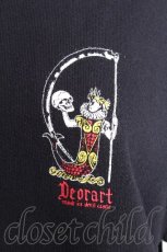 画像4: Deorart / スカルプリントトラックジャケット  黒 S-26-10-08-022-PU-TO-HR-ZS (4)