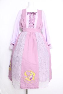 るーぱん　ラプンツェルワンピース axes femme / ラプンツェルコラボワンピース ラベンダー S-26-10-12