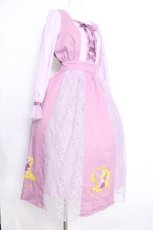 画像2: axes femme / ラプンツェルコラボワンピース  ラベンダー S-26-10-12-036-AX-BL-AS-ZS (2)