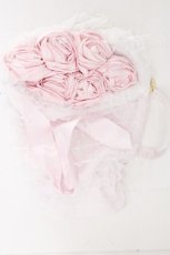 画像1: Maison de FLEUR / フラワーブーケポーチ  ピンク S-26-10-12-1001-LO-ZA-HR-ZS (1)