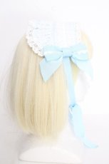 画像4: BABY,THE STARS SHINE BRIGHT / Creamy Ribbonヘッドドレス  サックス S-26-10-12-1003-BA-AC-HR-ZS (4)