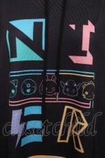 画像4: NieR Clothing / 転写プルオーバー  黒 S-26-10-12-1028-PU-TO-HR-ZS (4)