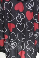 画像3: NieR Clothing / 転写ジップパーカー  黒 S-26-10-12-1034-PU-BL-HR-ZS (3)
