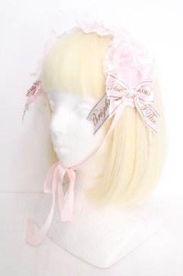 Preview of Sweetheart Dreamy Latte ミニヘッドドレス  ピンク