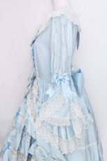 画像4: BABY,THE STARS SHINE BRIGHT / Twinkle Cinderellaワンピース  サックス S-26-10-12-1044-BA-OP-HR-ZS (4)
