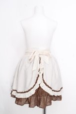 画像2: axes femme POETIQUE / Disneyラプンツェル/ハイウエスト刺繍スカート  オフｘブラウン S-26-10-12-1053-AX-SK-AS-ZS (2)