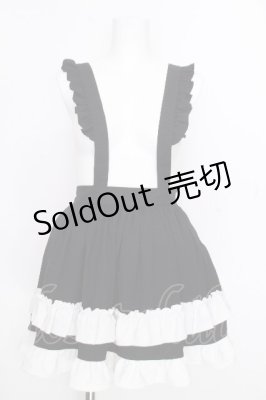 Preview of 大きめリボンフリルロリータスカート  黒